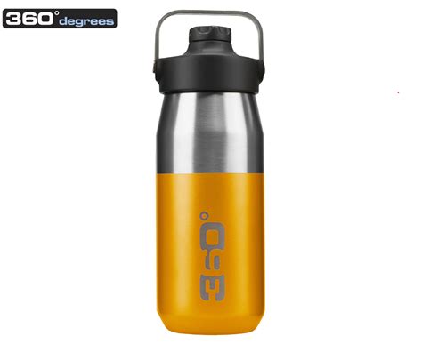 360 Degrees 550ml Vacuum Insulated Wide Mouth Drink Bottle W Sip Cap