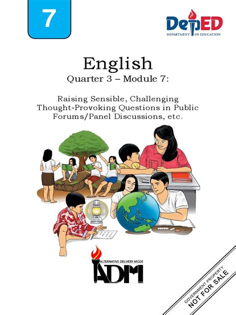 English 7 Quarter 3 Mod7 Raising Sensible Challenging Thought