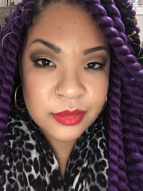 Purple Crochet Braids