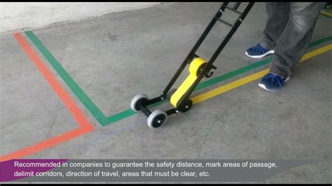 3M FLOOR MARKING TAPE APPLICATOR YouTube