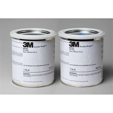 M Scotch Weld Epoxy Adhesive Off White Part B A Quart