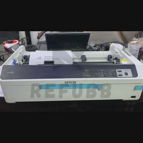 Epson Fx 2175ii Dot Matrix Printer 18 Pins Refurbished