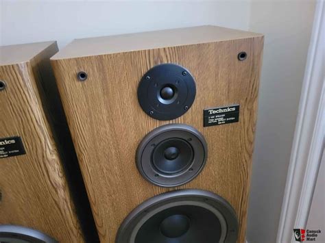 Pair Of Technics Sb A Double Woofer Way Tower Home Floor Standing