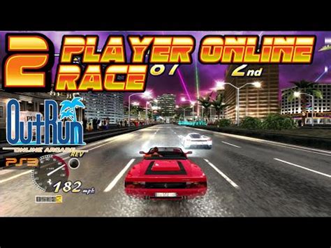 Outrun Online Arcade 2 Player Online Race Goal C PS3 YouTube