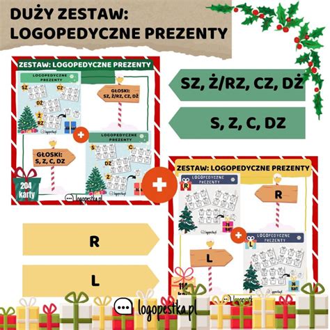 Du Y Zestaw Logopedyczne Prezenty R L S Z C Dz Oraz Sz Rz Cz D