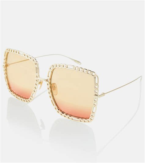 Gucci Chain Trimmed Sunglasses Gucci