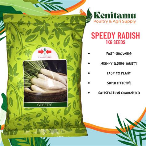 Speedy Radish Seeds Kg By East West Seed Philippines Lazada Ph