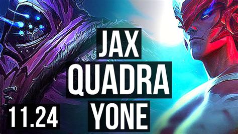 Jax Vs Yone Top Quadra 9 1 4 2 1m Mastery Legendary Kr Diamond