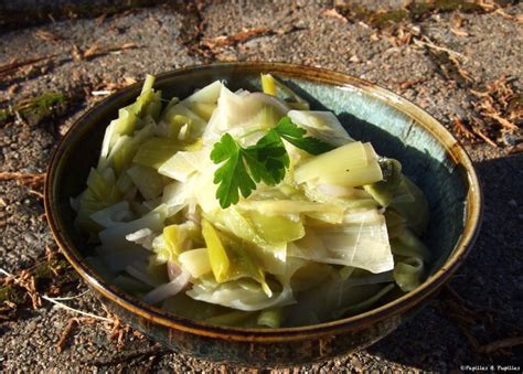 Poireaux en salade un classique de la cuisine française