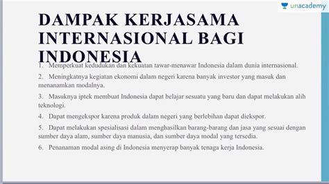 Dampak Kerjasama Ekonomi Regional Dan Internasional Ekonomi Sbmptn