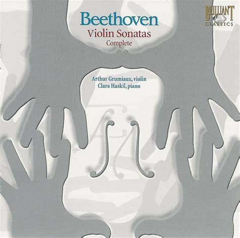 Beethoven Violin Sonatas Grumiaux Haskil Cd Cover