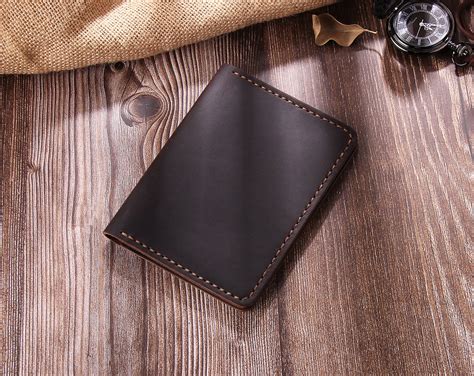 Leather Passport Holder Genuine Leather Passport Wallet Etsy