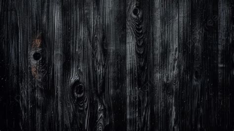 Black Wooden Background Texture In Dark Black Color Background