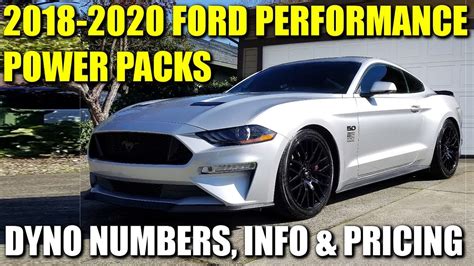 2018 2020 Mustang Gt Ford Performance Power Pack Dyno Numbers Pricing And Info Youtube