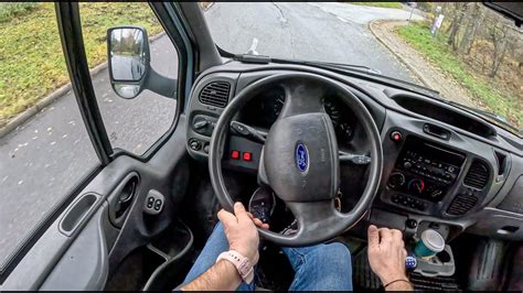 2006 Ford Transit 20 Td 125hp 0 100 Pov Test Drive 1435 Joe Black Youtube