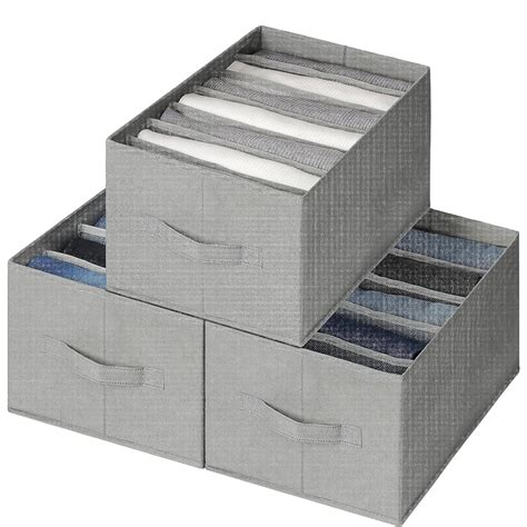 TASMAX Jeans Organiser For Wardrobe Clothing Organisation Cloth