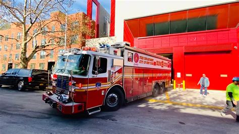 FIRST RUN FDNY RESCUE 2 RESPONDING FROM BRAND NEW FIREHOUSE YouTube