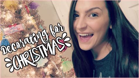 Decorating Three Trees Vlogmas Day 3 Jessica Duke Youtube