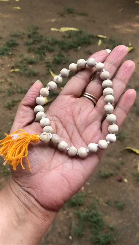 1 Piece 9 Mm TULSI Tulasi Pocket Mala 27 1 Guru Bead Holy Basil