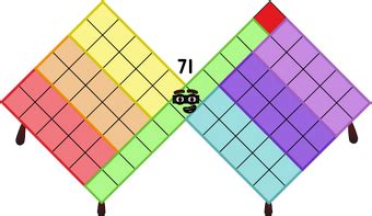 Numberblocks 71 blocks%28Shape Air%29 by jeanpaulfelix on DeviantArt