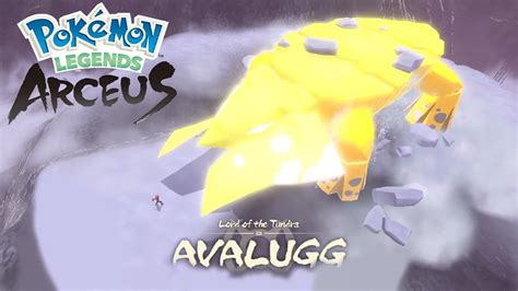 Last Boss Fight Avalugg Lord Of The Tundra Pokemon Legends Arceus