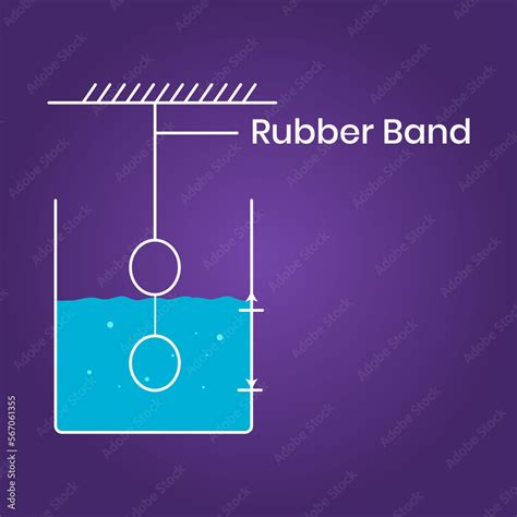 Physics Buoyancy And Archimedes Principle Rubber Band Vertical Upward