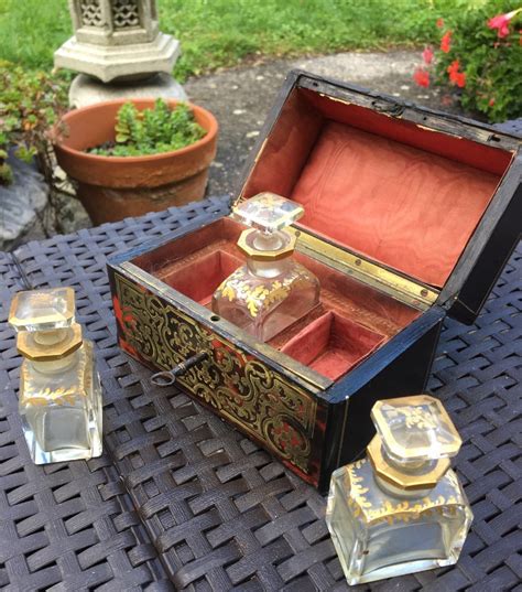 Proantic Coffret De Toilette En Marqueterie Boulle XIXème