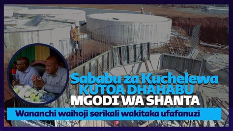 Serikali Yawatoa Hofu Wananchi Wa Ikungi Uchimbaji Dhahabu Mgodi Wa