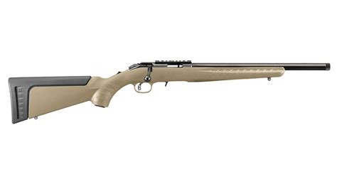 Ruger American Rimfire 22lr Fde Bolt Action Rifle With Threaded Barrel