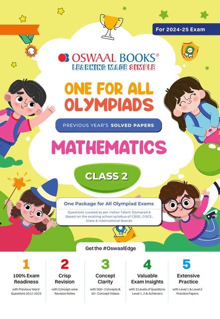 Olympiad Books Class 2 For 2025 Exams Oswaal Books