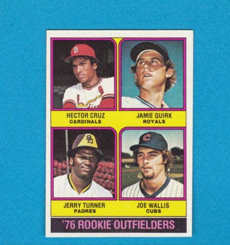 1976 TOPPS BASEBALL SET BREAK 598 ROOKIE OUTFIELDERS NM MT EBay