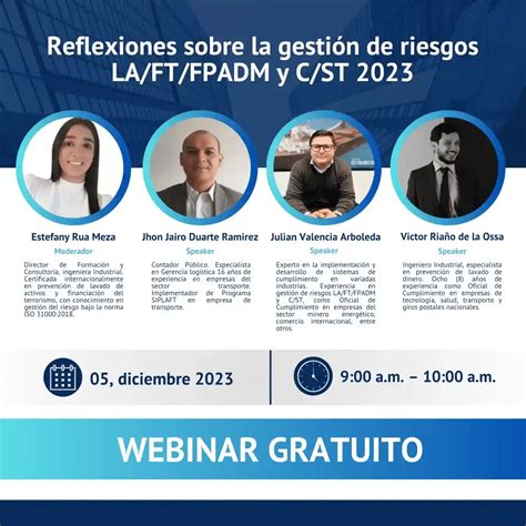 Webinars Expertos En Gesti N De Riesgos Y Debida Diligencia Laft