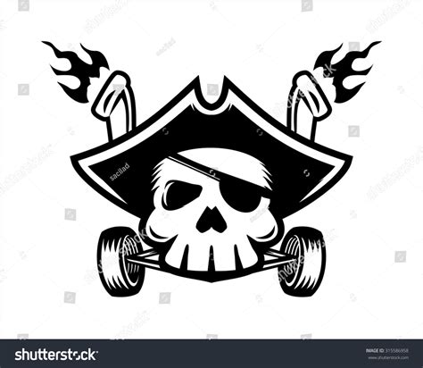 Pirates Car Stock Vector Royalty Free 315586958 Shutterstock