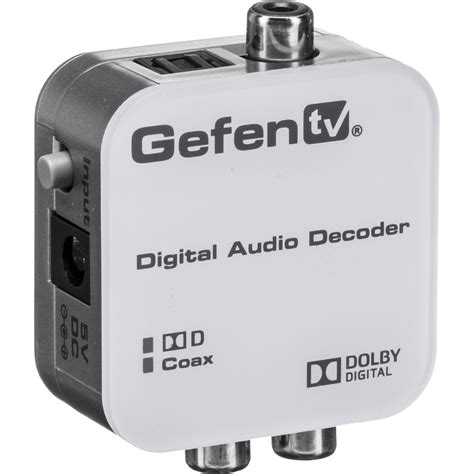 Gefen Gtv Dd Aa Gefentv Digital Audio Decoder Gtv Dd Aa B H