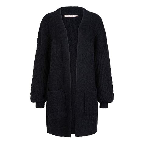 Cable Knit Cardigan Black Sheridan Nurseries Online