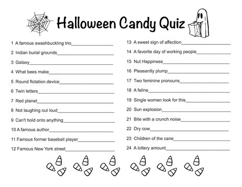 Halloween Candy Trivia Questions | The Cake Boutique