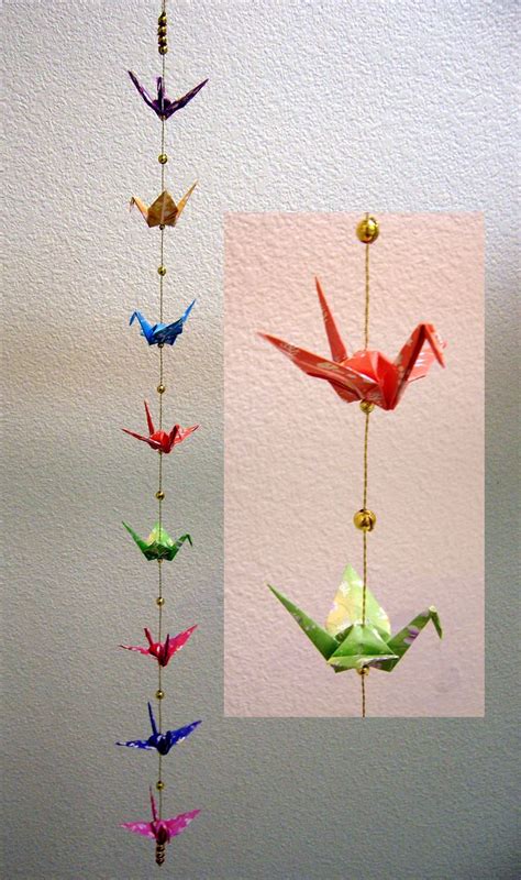 Louise S Studio Hanging Origami Origami Crane Tutorial Origami Crafts