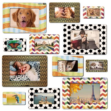 Buy Best Fridge Magnet Photo Frame Set Of 12 Wave Online