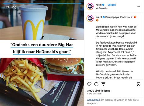 McDonalds Wordt Opnieuw Flink Duurder Dit Gaat De Geliefde Big Mac