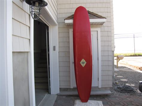 Vintage S Hansen Competitor Longboard Surfboard Island Trader