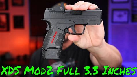 Ultra Slim Handgun Springfield Xds Mod 2 Youtube