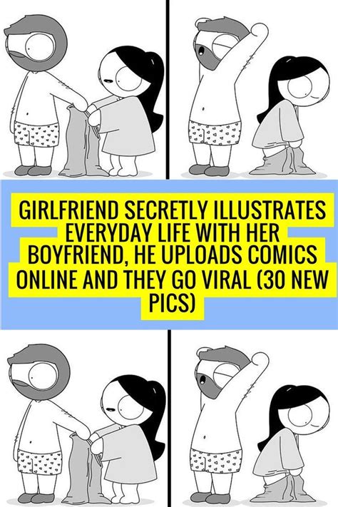 Girlfriend Secretly Illustrates Everyday Life With Her Boyfriend He Uploads Comics Online And