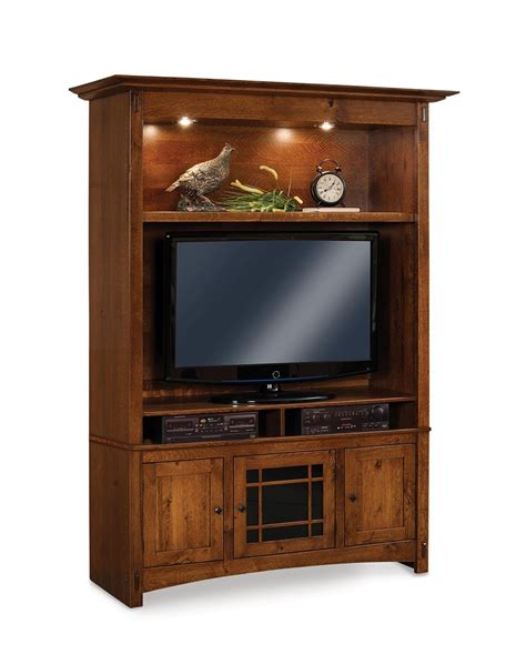 Mission Oak Entertainment Center From Dutchcrafters Amish Furniture