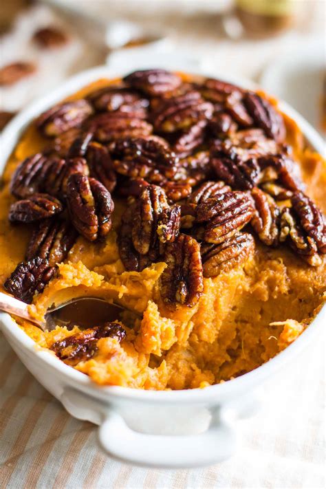 Lightened Up Sweet Potato Casserole Food With Feeling