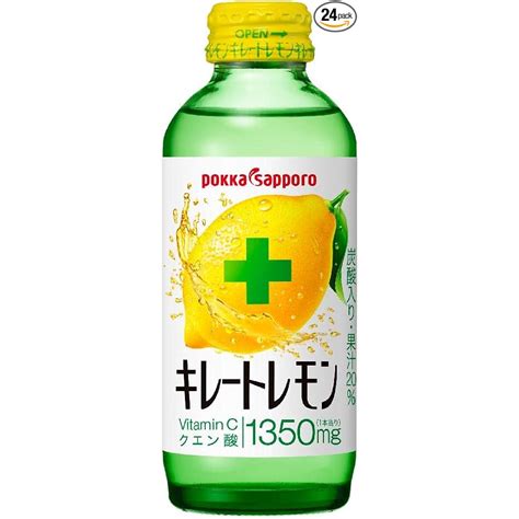 ポッカサッポロ キレートレモン155ml ×24本6本×4パック 蝦皮購物