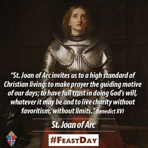 Happy FeastDay Of St Joan Of Arc Patron Saint Of France And Military