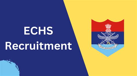 ECHS Recruitment 2024 Apply Online For Jobs Notification