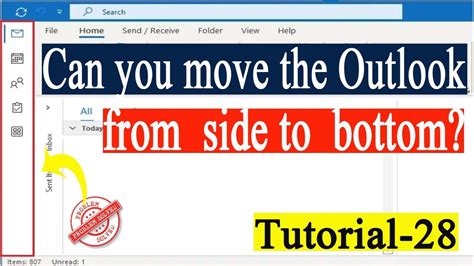 How To Move Outlook Navigation Bar From Side To Bottom Method