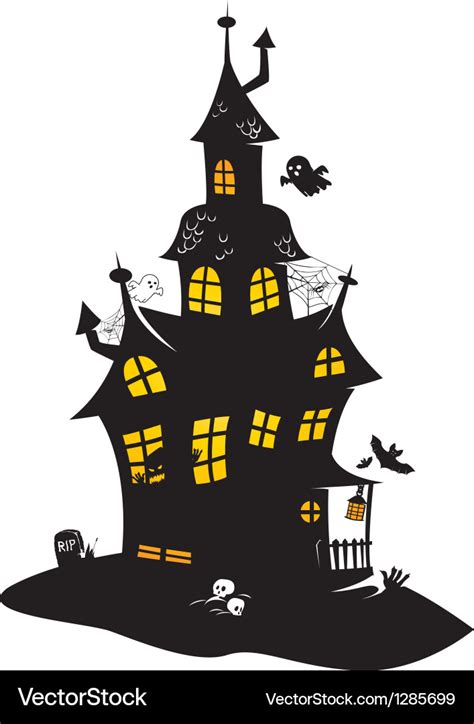 Haunted mansion Royalty Free Vector Image - VectorStock