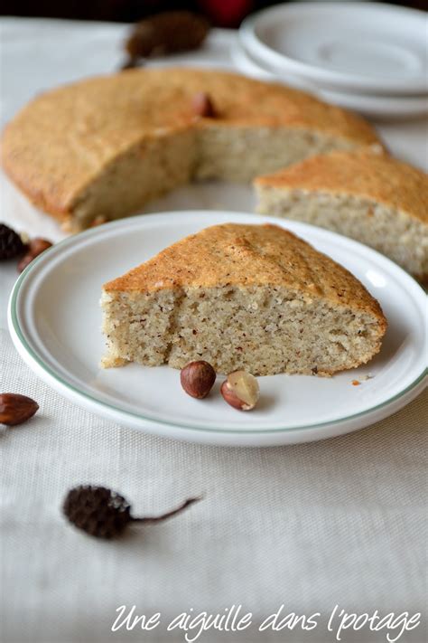 Le gâteau creusois gâteau moelleux aux noisettes Une aiguille dans